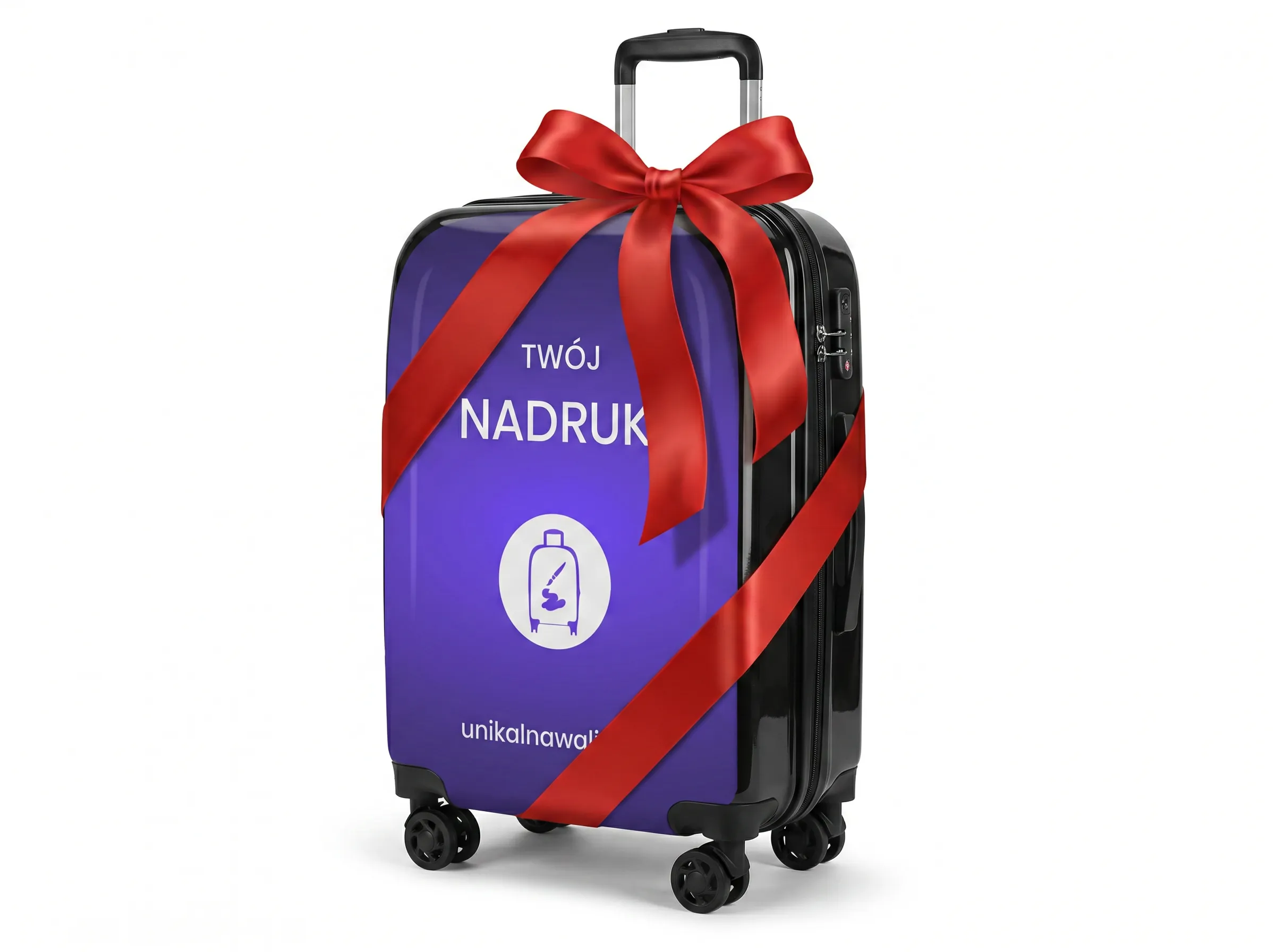 Voucher na personalizowaną walizkę z nadrukiem